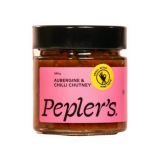 Pepler’s Chutney: Aubergine & Chilli 240g