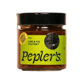 Pepler’s Chutney: Lime & Fig 240g