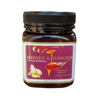 Happy Beekeeping Manuka Honey with Real Ginger 250g