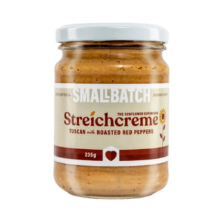 Small Batch Streichcreme, Tuscan with Roasted Red Peppers 235g